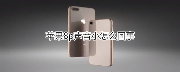 苹果8p声音小如何解决