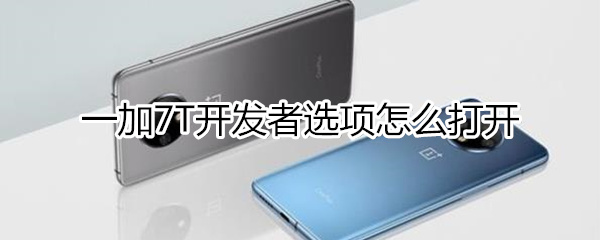 一加7T开发者选项如何打开