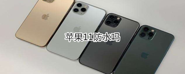 苹果11防不防水