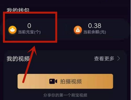 刷宝怎么查看元宝