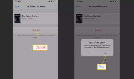 怎么在iPhone上取消iTunes预订