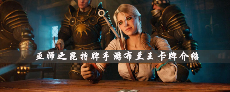 巫师之昆特牌手游布兰王卡牌怎么样