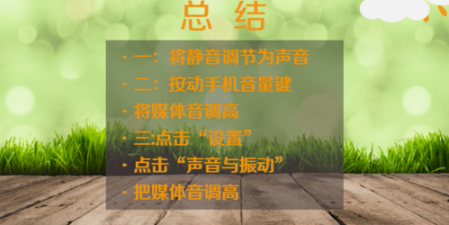 媒体音量怎么恢复