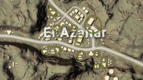 绝地求生沙漠EA城建筑分析及刷车点详解