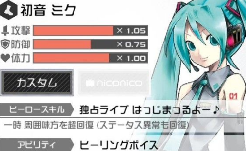 战斗天赋解析系统初音未来怎么样？