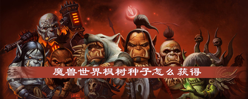 魔兽世界怀旧服枫树种子怎么获得