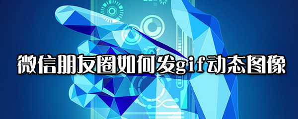 微信朋友圈怎么发动图？