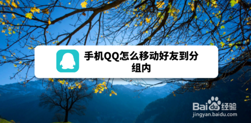 手机QQ如何移动好友到分组内