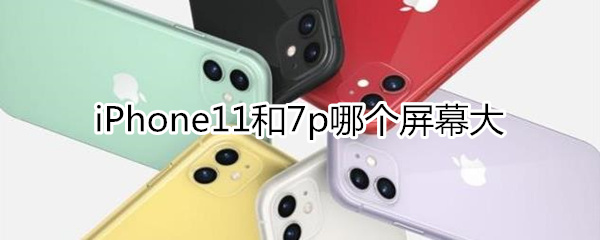 iphone11和7p谁的屏幕大