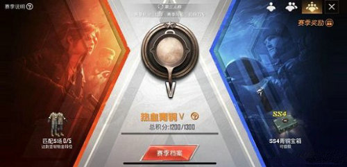 和平精英ss5赛季奖励有哪些