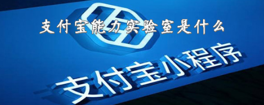 支付宝能力实验室是干什么的