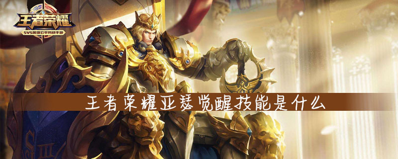 王者荣耀亚瑟觉醒技能怎么样