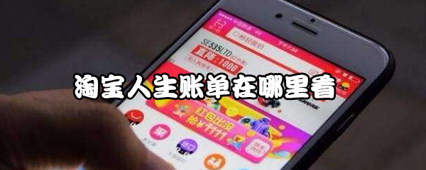 淘宝人生账单在哪里看