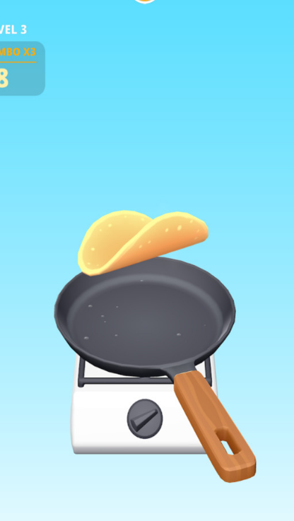 翻转食物
