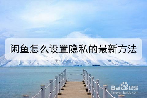 闲鱼在哪可以设置隐私