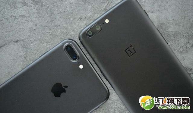 一加5和iPhone7Plus手机对比实用评测_52z.com