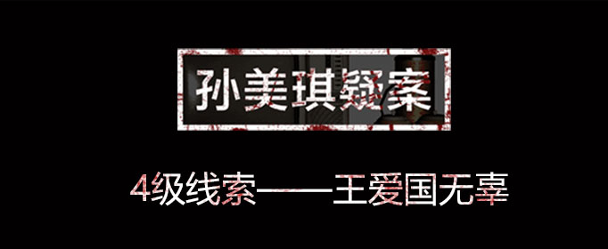 孙美琪疑案线索王爱国无辜在哪里