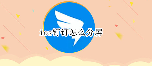 苹果版钉钉分屏功能怎么用