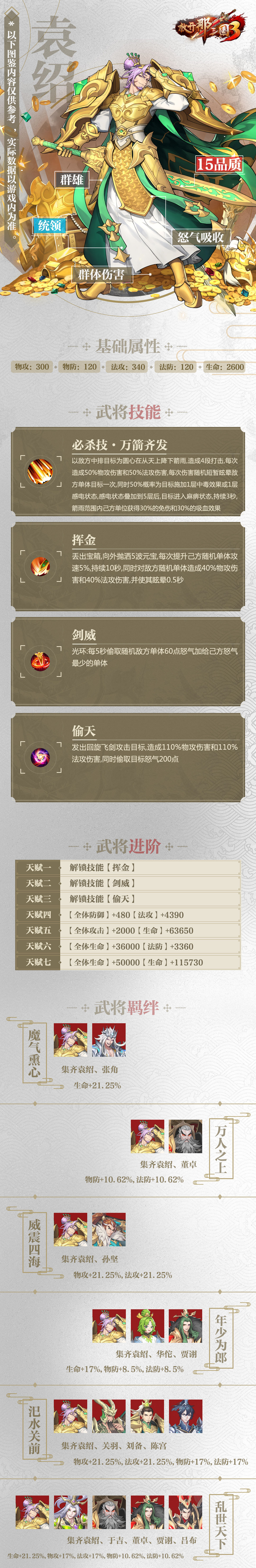 放开那三国3袁绍怎么样