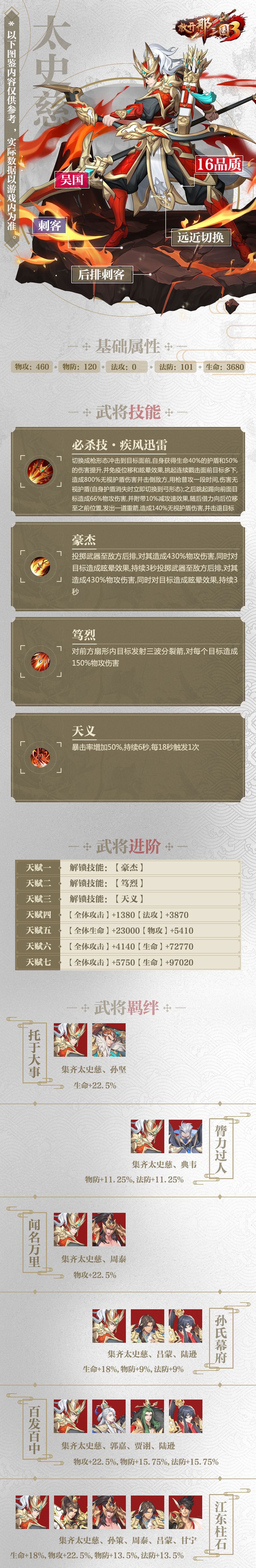 放开那三国3太史慈怎么样