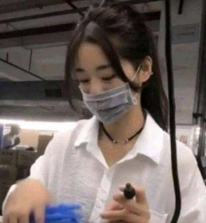 抖音最美打工妹照片