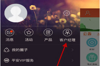 平安金管家客户经理查看方法