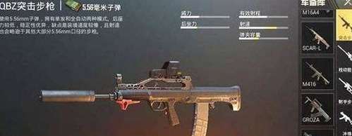 刺激战场qbz95突击步枪用什么配件最好 qbz95步枪配件推荐