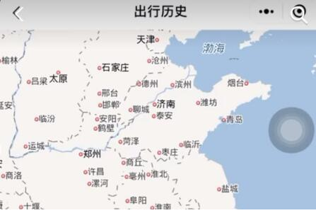 怎么用微信查看自己的足迹地图