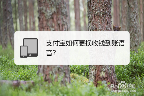 支付宝到账语音类型设置方法分享