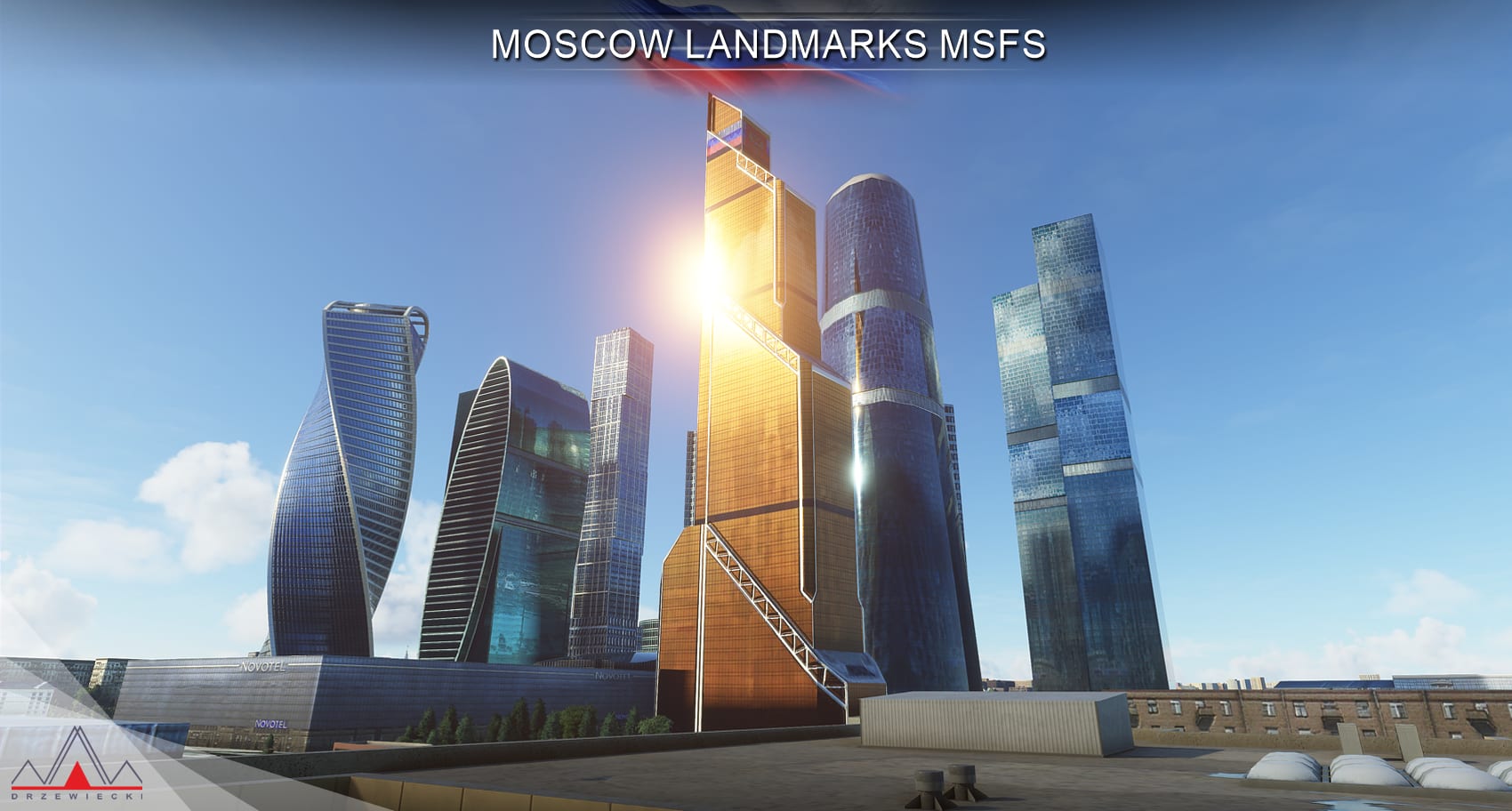 微软模拟飞行新插件可提高莫斯科风景还原度