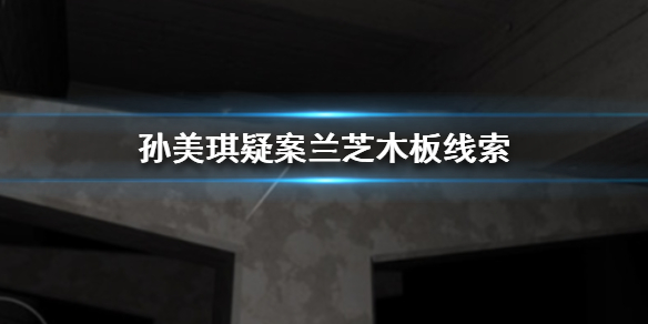 孙美琪疑案兰芝木板线索在哪