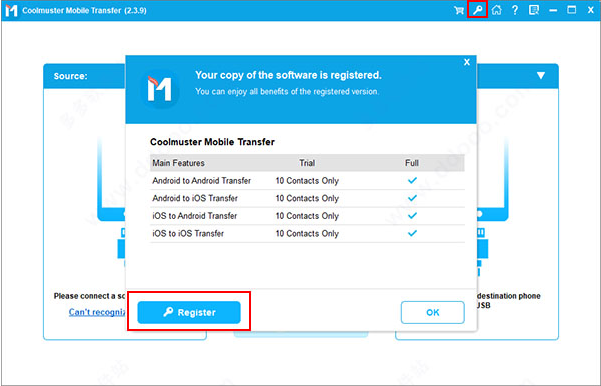 Coolmuster Mobile Transfer(手机数据转移工具) v2.4.25.0免费版