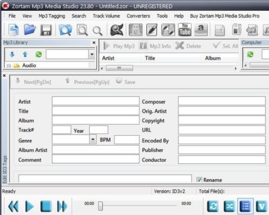 Zortam Mp3 Media Studio(音乐文件管理) v27.25免费版