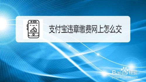 支付宝怎么缴违章罚款