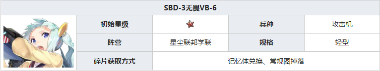 灰烬战线SBD-3无畏VB-6怎么样