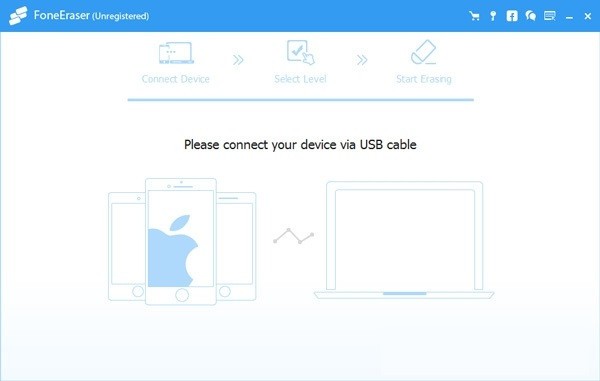 支持iphone,ipad等ios系統數據,此外確保了您刪除後的數據不會被恢復