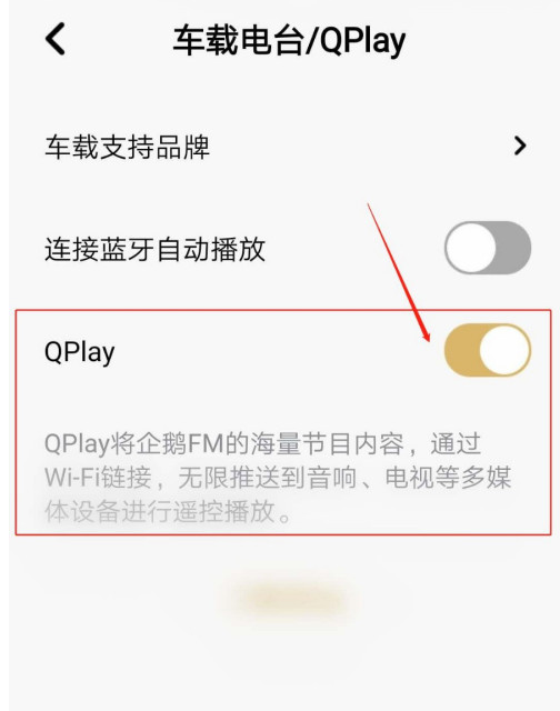 企鹅FM的QPlay怎么启用