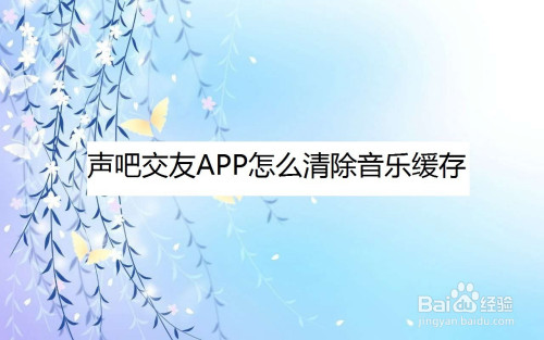 怎么删除声吧交友的音乐缓存