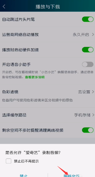 爱奇艺怎么开启语音小助手