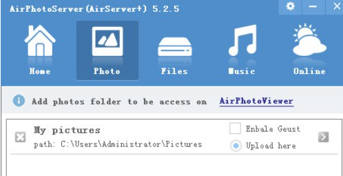AirPhotoServer(图片web服务器) v5.2.4免费版