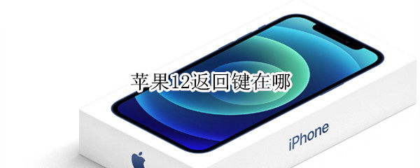 iPhone12返回键怎么设置