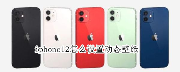 iphone12动态壁纸怎么弄