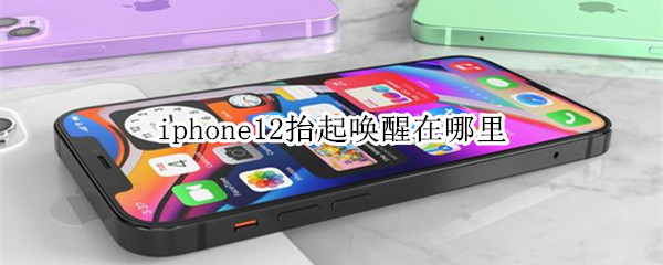iPhone12设置抬起唤醒步骤介绍