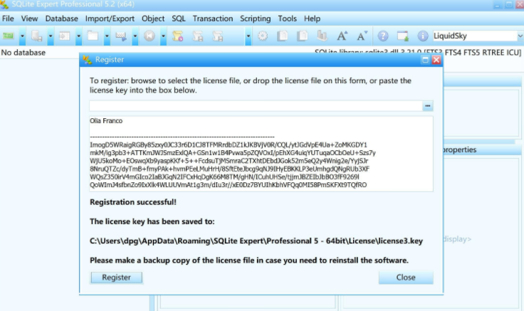 SQLite v5.4.2.499免费版