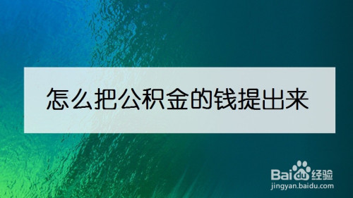 支付宝提取公积金怎么操作