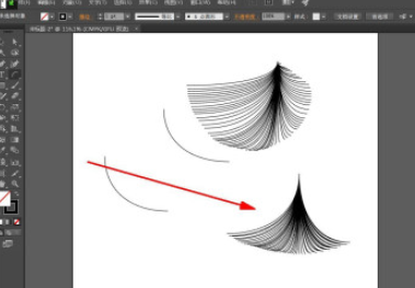 illustrator弧线工具绘制图形流程分享