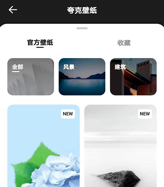 夸克浏览器怎么更换默认壁纸