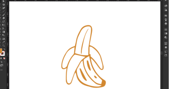 illustrator绘制香蕉图案教程分享