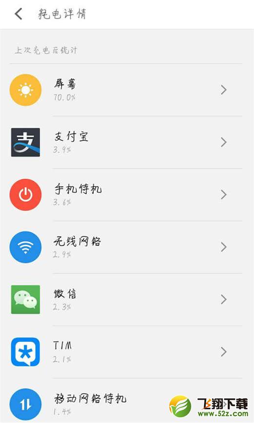 魅族15手机怎么查看耗电方法教程_52z.com