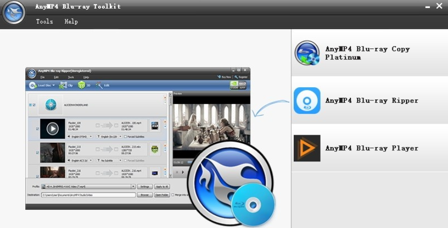 AnyMP4Blu-rayToolkit v6.1.30免费版